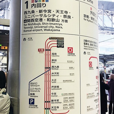 大阪駅から南海電車への乗り換え方法