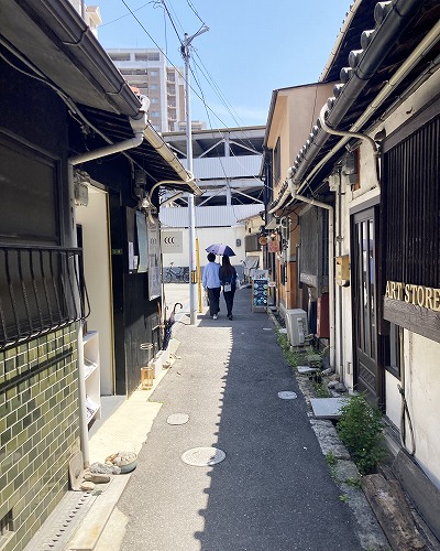 中崎町駅から大知茶屋への行き方