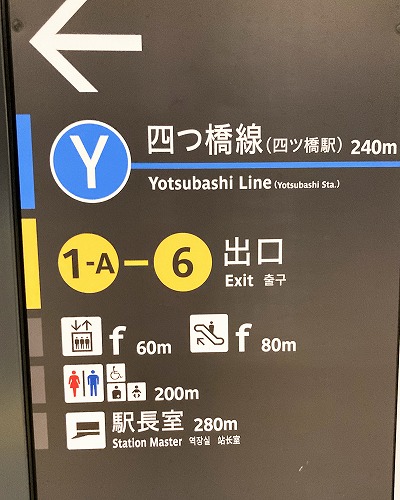 御堂筋線梅田駅からオリックス劇場への行き方