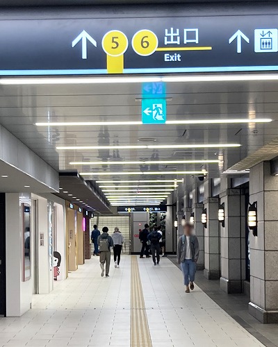御堂筋線梅田駅からOSAKA MUSEへの行き方