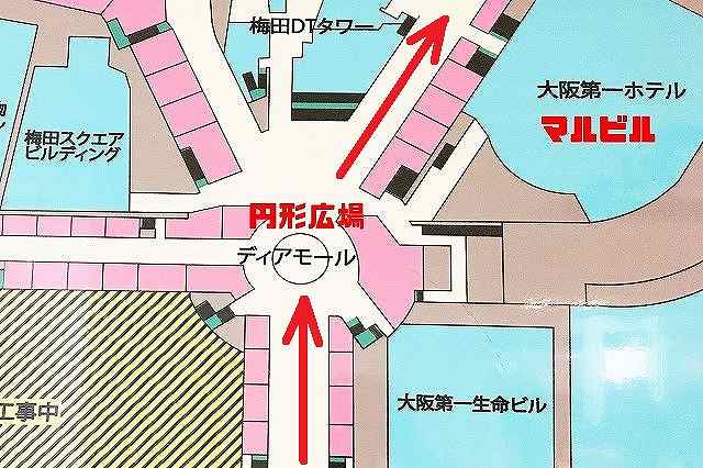 阪急大阪梅田駅からJR北新地駅への乗り換え方法