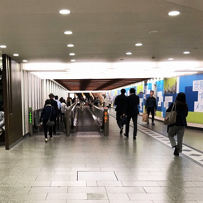 谷町線東梅田駅から阪急大阪梅田駅への乗り換え方法