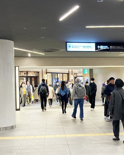 御堂筋線梅田駅から谷町線東梅田駅への乗り換え方法