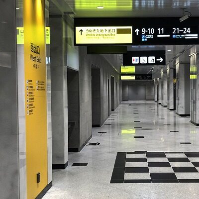 JR大阪駅 桜橋口改札から21~24番線への行き方【改札の外ルート】
