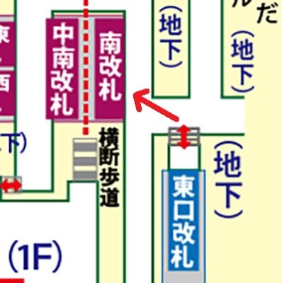 阪神大阪梅田駅から御堂筋線梅田駅への乗り換え方法