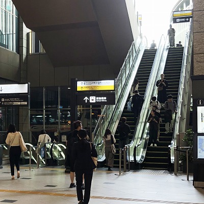 JR大阪駅「中央口」改札から「西口」改札への行き方
