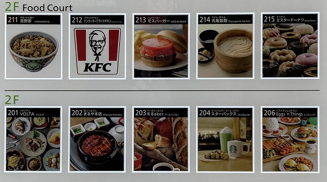 グラングリーン大阪のフードコートへの行き方は?