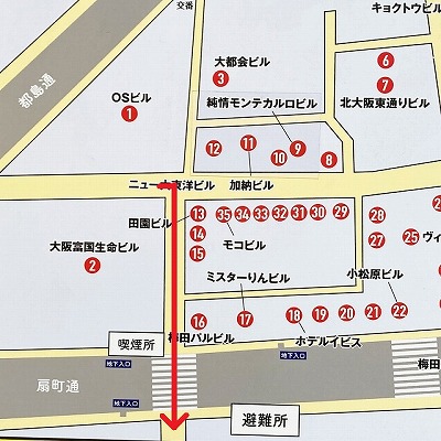 JR大阪駅からお初天神への行き方