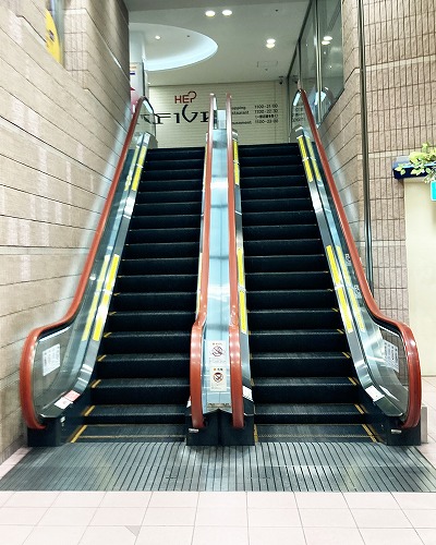 阪急大阪梅田駅から中崎町へ徒歩での行き方