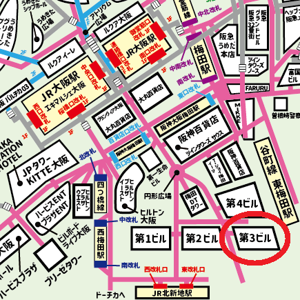 【梅田・大阪駅】大阪駅前第3ビルへの行き方ガイド！JR・御堂筋線・阪急・阪神からの迷わない道順