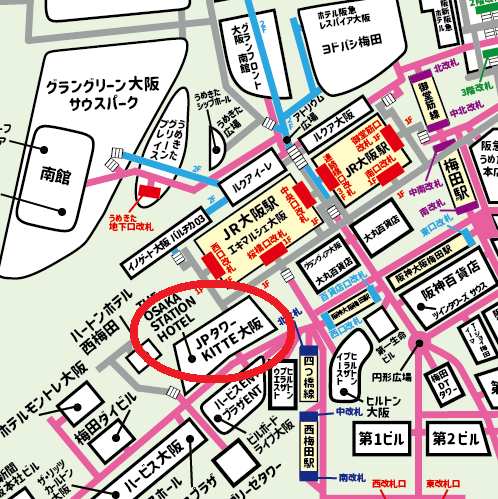JPタワー大阪／KITTE大阪への行き方【梅田】JR・御堂筋線・阪急・阪神からの迷わない道順